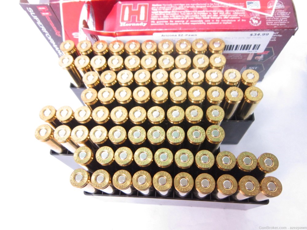Hornady SST Hunting Ammunition in .270 Win., 100 Rounds-img-5