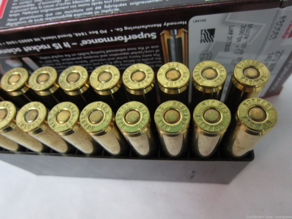 Hornady SST Hunting Ammunition in .270 Win., 100 Rounds-img-8