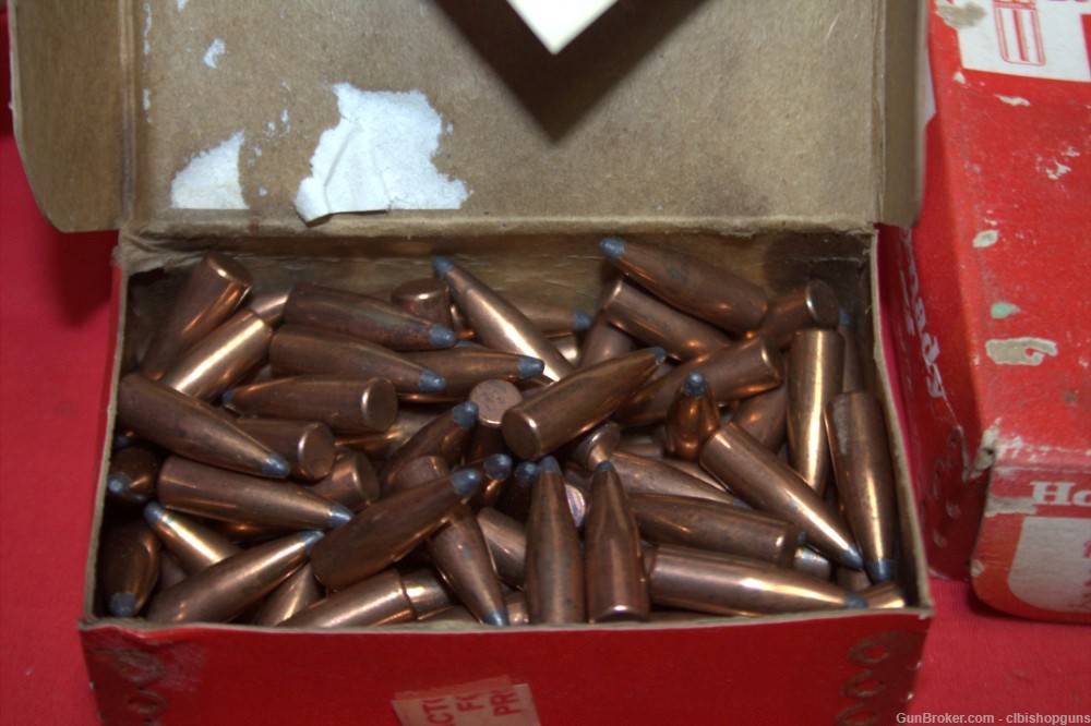 Hornady .25 Cal 87 Grain .257 Spire Point Vintage AMMO 200 Rounds nos-img-1