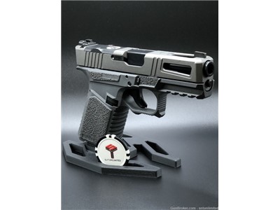 New Custom glock 19 gen3 Tungsten sniperSCT Frame w Leo Precision slide 9mm