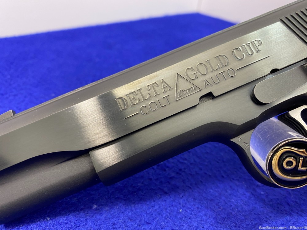 1991 Colt Delta Gold Cup 10mm *ULTRA RARE ROYAL BLUE MODEL* Collector Grade-img-16