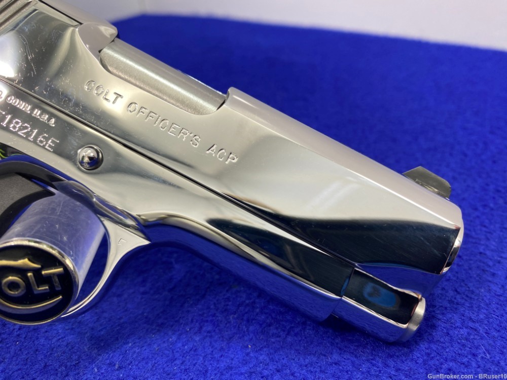 1999 Colt Officer's -Breathtaking Bright Stainless- *RARE FACTORY ENHANCED*-img-32