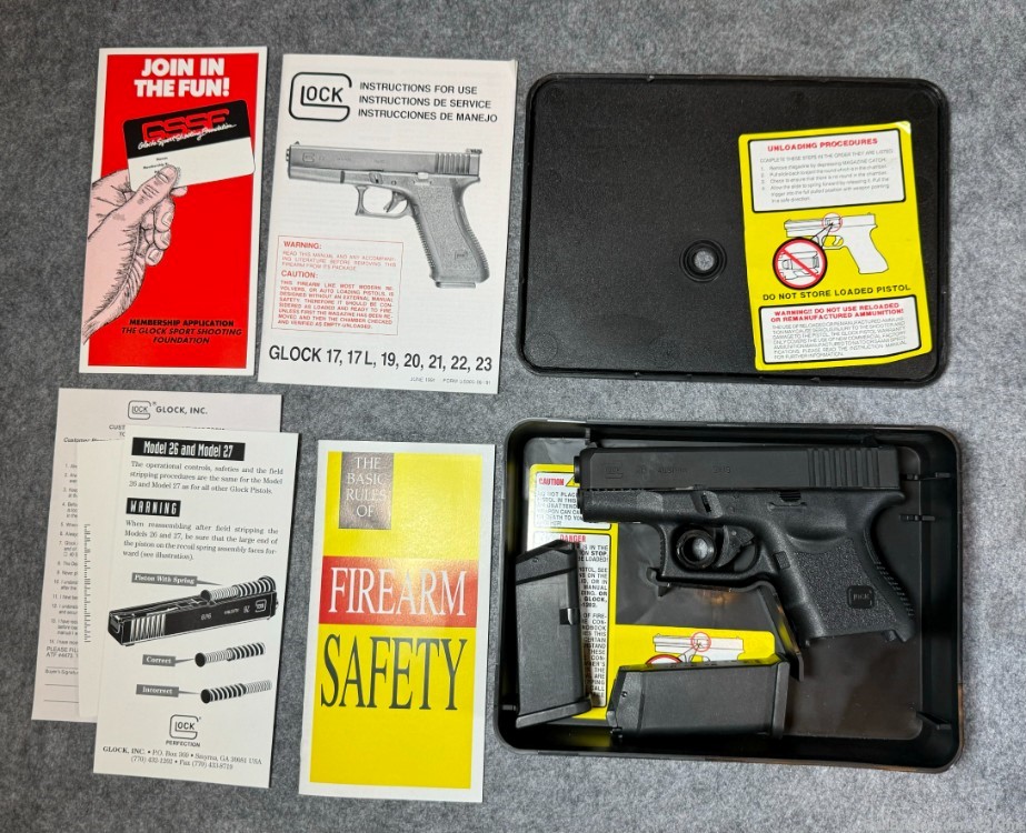 Glock 26 9mm Pistol with Extra Magazines-img-8