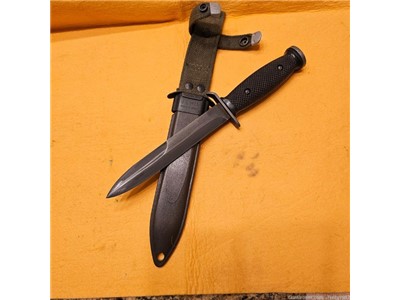 Post War M-3 Fighting knife and sheath made in West Germany