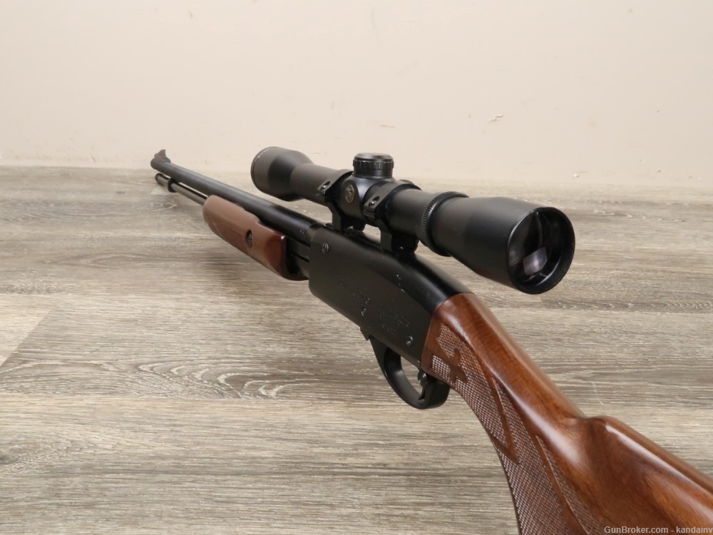 Remington Model 572 Fieldmaster Pump Action .22 Sh-L-LR 21" 1988 w/Scope-img-13