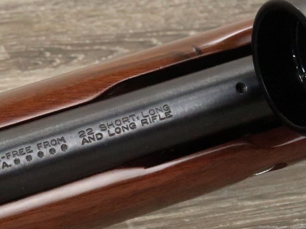 Remington Model 572 Fieldmaster Pump Action .22 Sh-L-LR 21" 1988 w/Scope-img-11