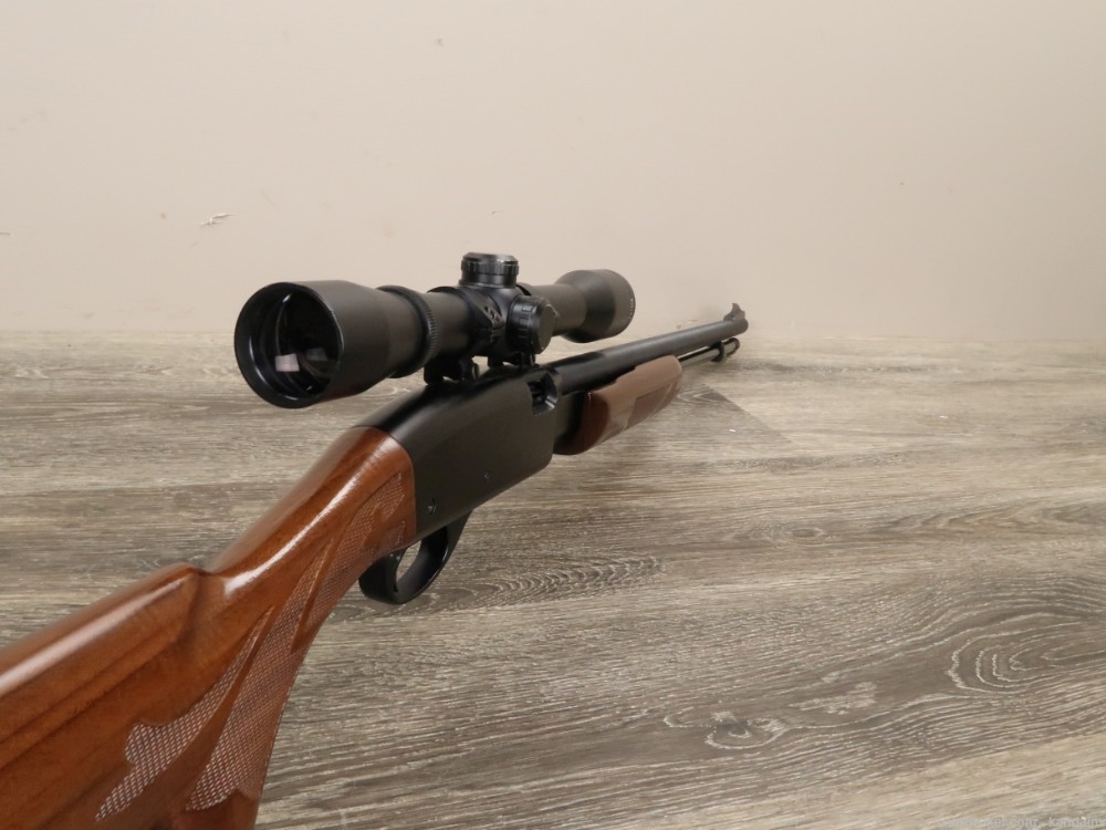 Remington Model 572 Fieldmaster Pump Action .22 Sh-L-LR 21" 1988 w/Scope-img-12