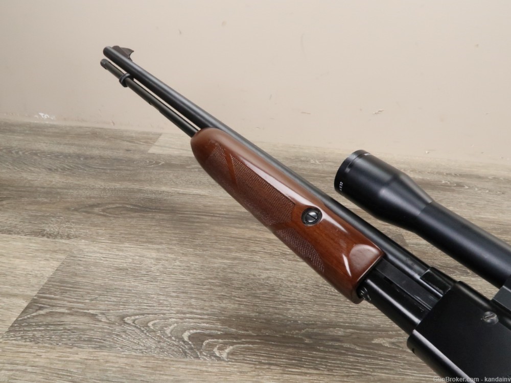Remington Model 572 Fieldmaster Pump Action .22 Sh-L-LR 21" 1988 w/Scope-img-6