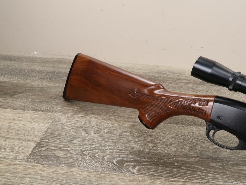Remington Model 572 Fieldmaster Pump Action .22 Sh-L-LR 21" 1988 w/Scope-img-8