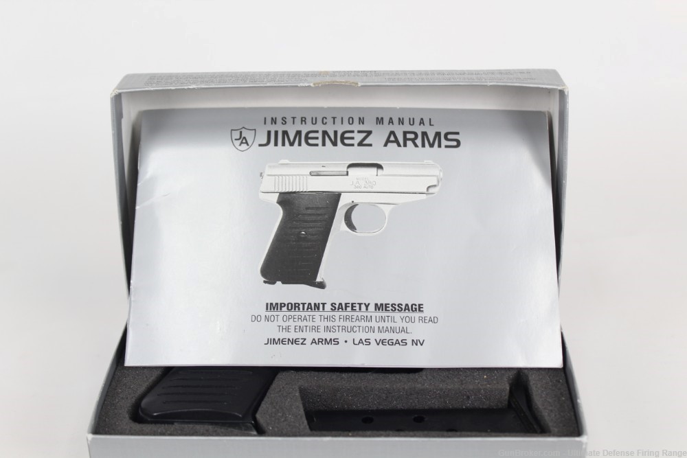 Excellent Jimenez Arms Model J.A. 380 chambered in 380 Auto 2-Tone 2 Mags-img-5