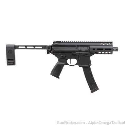 Sig Sauer MPX K PCB 9MM LUGER 4.5" BBL (1)35RD MAG BLACK WITH BRACE-img-0