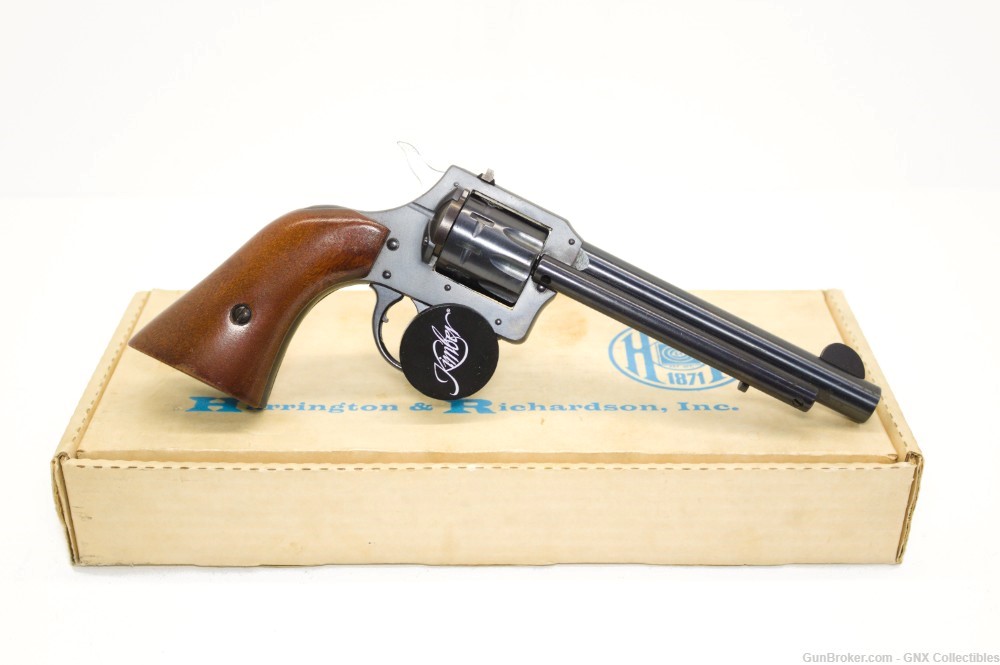 VERY NICE In-Box H&R 949 .22 LR Double Action 9 Shot - PENNY START!-img-0