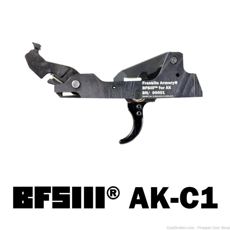 FRANKLIN ARMORY BFSIII AK-C1 BINARY TRIGGER - FOR MOST AK47's 7.62x39-img-0