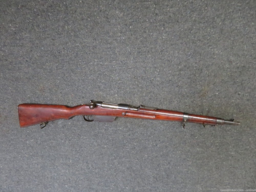 WWII HUNGARIAN 31M MANNLICHER STEYR CARBINE-NICE STOCK CARTOUCHE-img-0