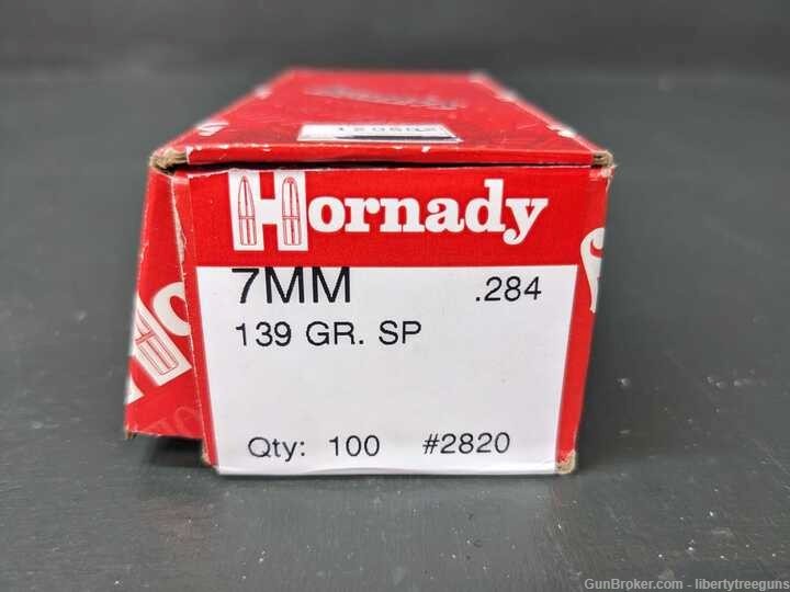 Hornady 7mm .284 Diam. 139Gr Soft Point 98Ct -img-0