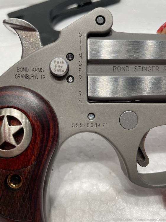 Bond Arms Inc Stinger .22 LR Derringer Excellent Condition Box, Papers, Etc-img-7