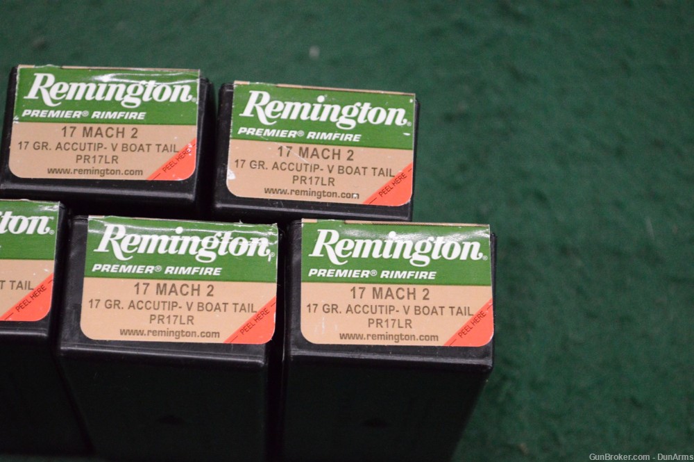 Remington / Eley .17 Mach 2 17GR Accutip V Boat Tail PR17LR 250rds 17 M2-img-2