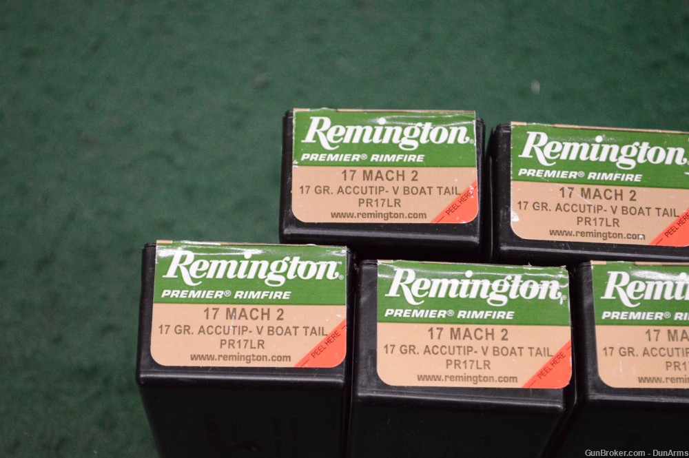 Remington / Eley .17 Mach 2 17GR Accutip V Boat Tail PR17LR 250rds 17 M2-img-1