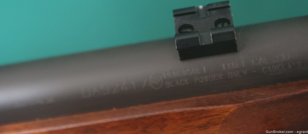 BP-749* Cabelas Pedersoli Remington rolling block percussion rifle 50 cal -img-4