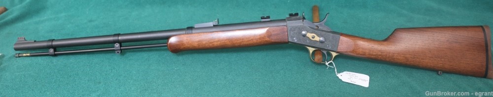 BP-749* Cabelas Pedersoli Remington rolling block percussion rifle 50 cal -img-2