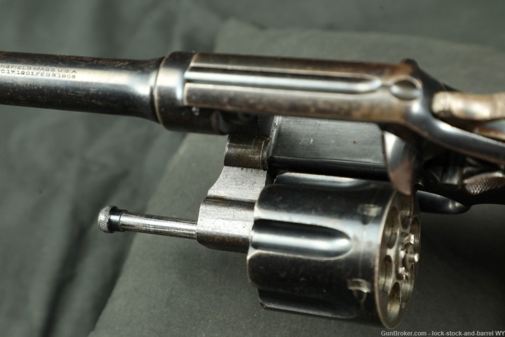 WWI Smith & Wesson S&W .455 Mark II Hand Ejector .45 Colt Revolver, C&R-img-25