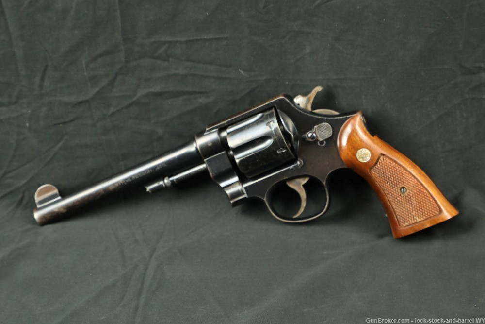 WWI Smith & Wesson S&W .455 Mark II Hand Ejector .45 Colt Revolver, C&R-img-4