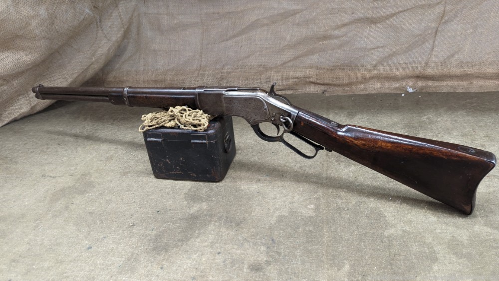 Winchester 1873 Saddle-Ring Carbine 1880 mfg *Antique*-img-7