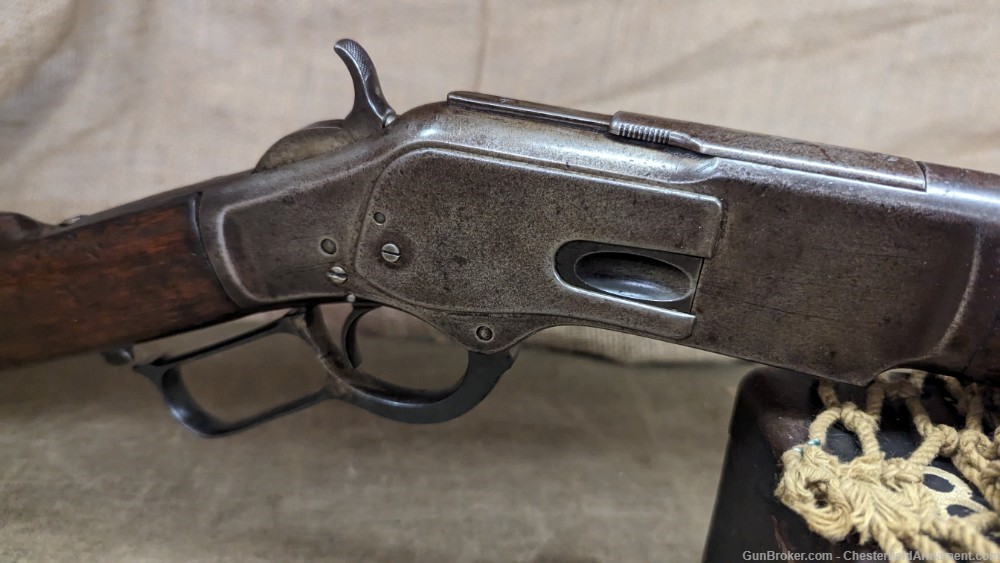 Winchester 1873 Saddle-Ring Carbine 1880 mfg *Antique*-img-5