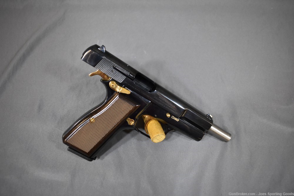 Commemorative CIA Browning Hi-Power - .40 S&W Pistol w/ 24k Gold Plating-img-14