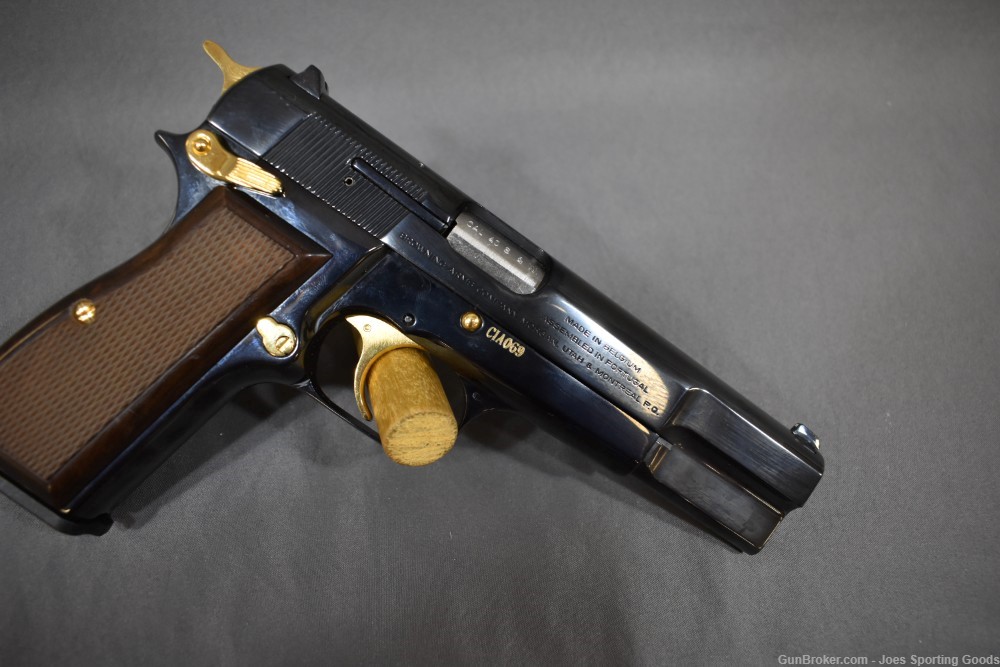 Commemorative CIA Browning Hi-Power - .40 S&W Pistol w/ 24k Gold Plating-img-10