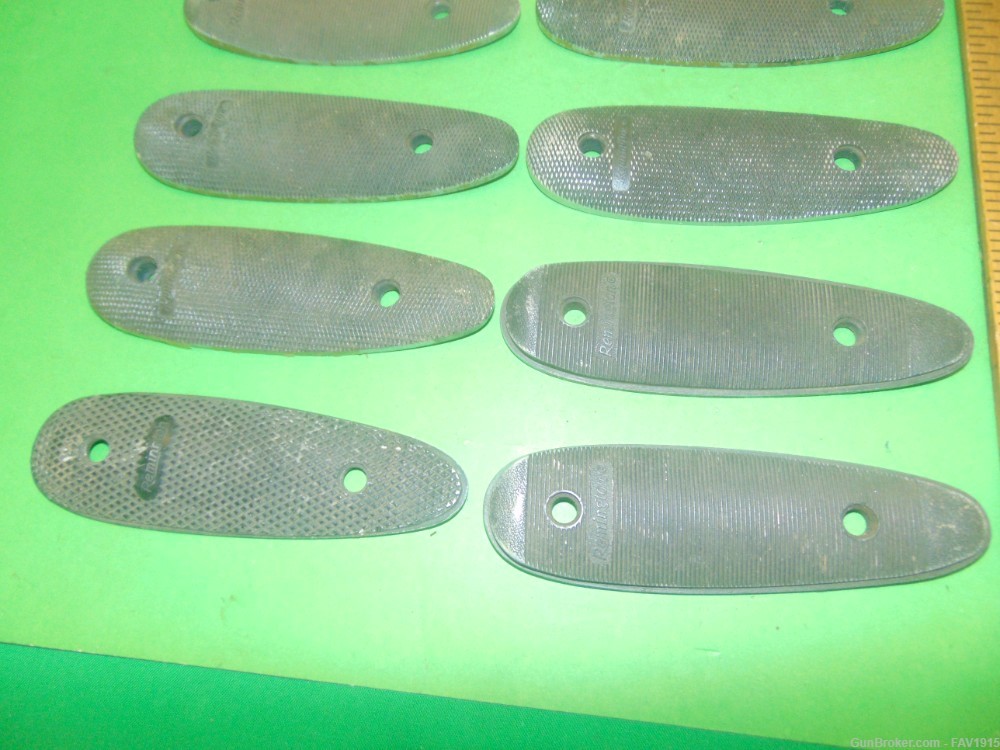Lot of 10 Remington metal buttplates-img-1