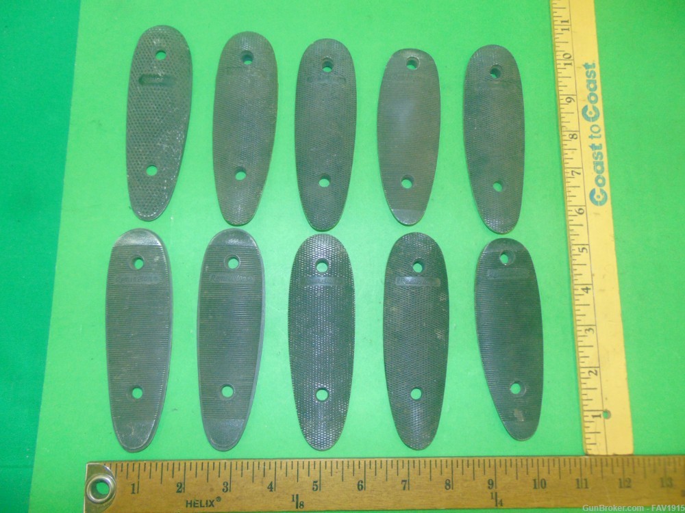 Lot of 10 Remington metal buttplates-img-0