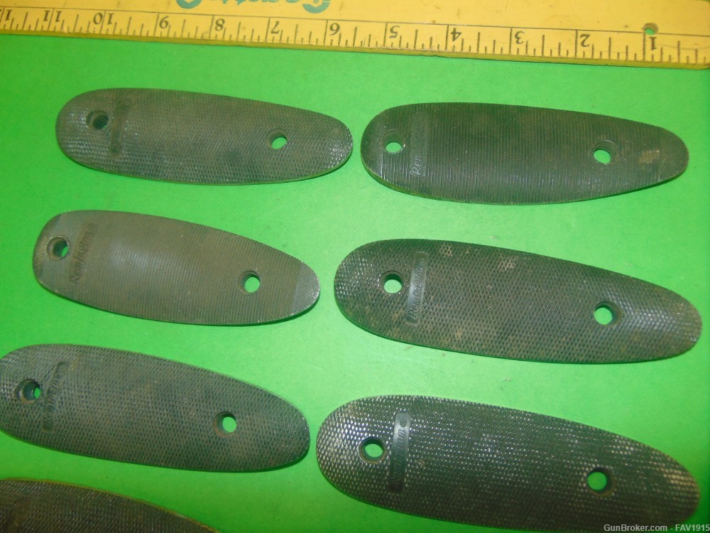 Lot of 10 Remington metal buttplates-img-2