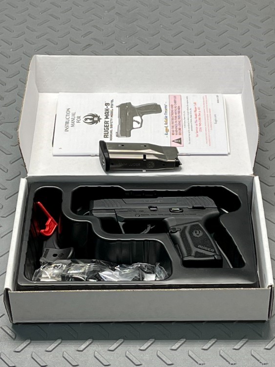 Ruger MAX-9 9mm Optic Ready Pistol, Thumb Safety, Night Sights, NO CC FEES-img-8