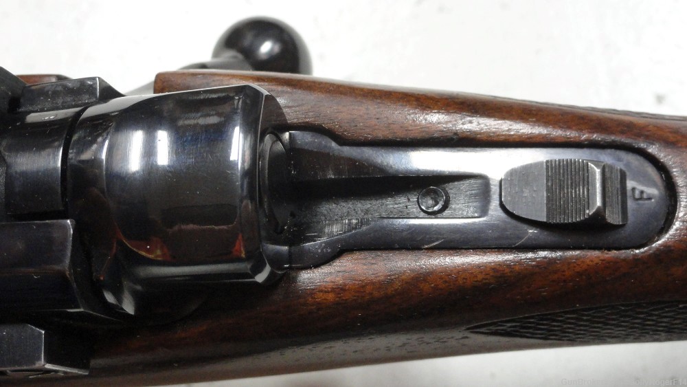Tang Safety Ruger M77 w/African Safari Style Iron Sights/Rings 338 Win Mag-img-8