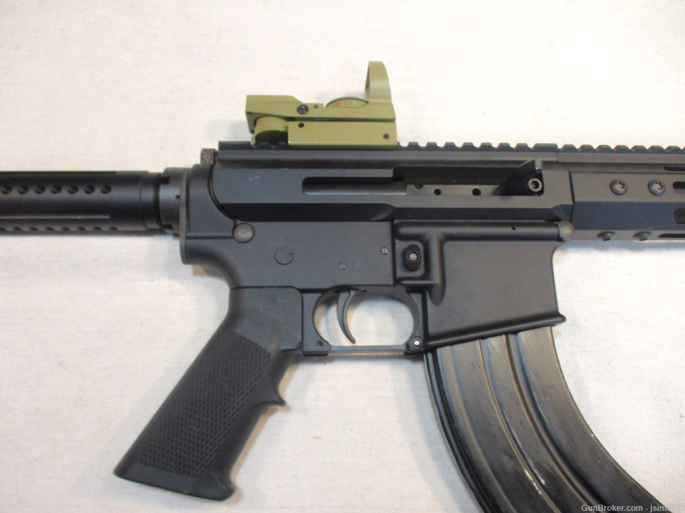 Anderson AM-15 7.62X39 Semi-Auto 7.5” Pistol Black w/Red Dot Optic-img-4