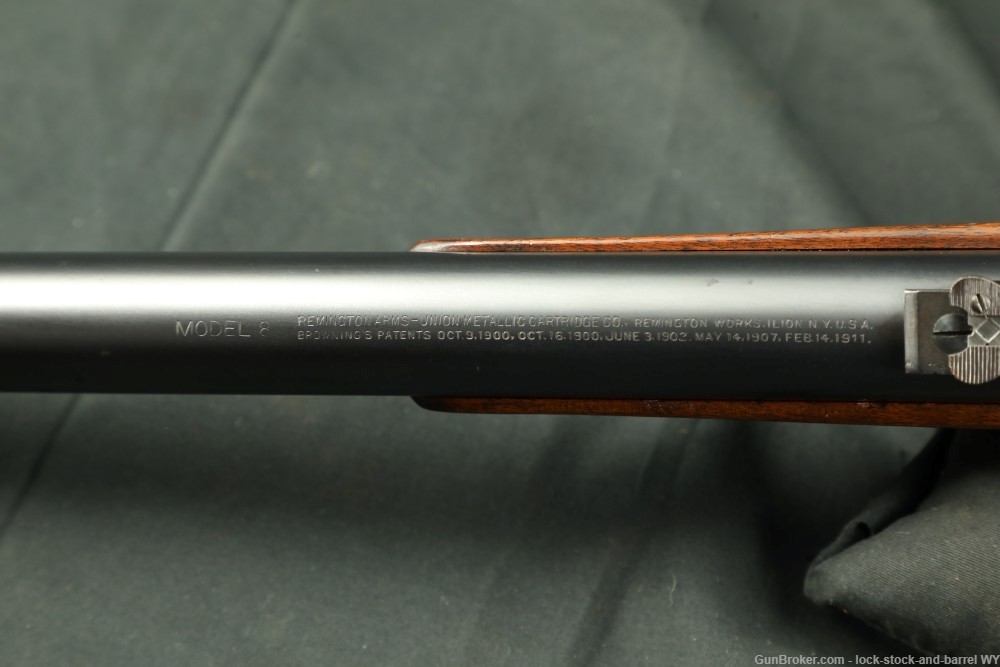Remington Model 8 .30 Rem 22" Semi-Automatic Rifle, MFD 1925 C&R-img-25