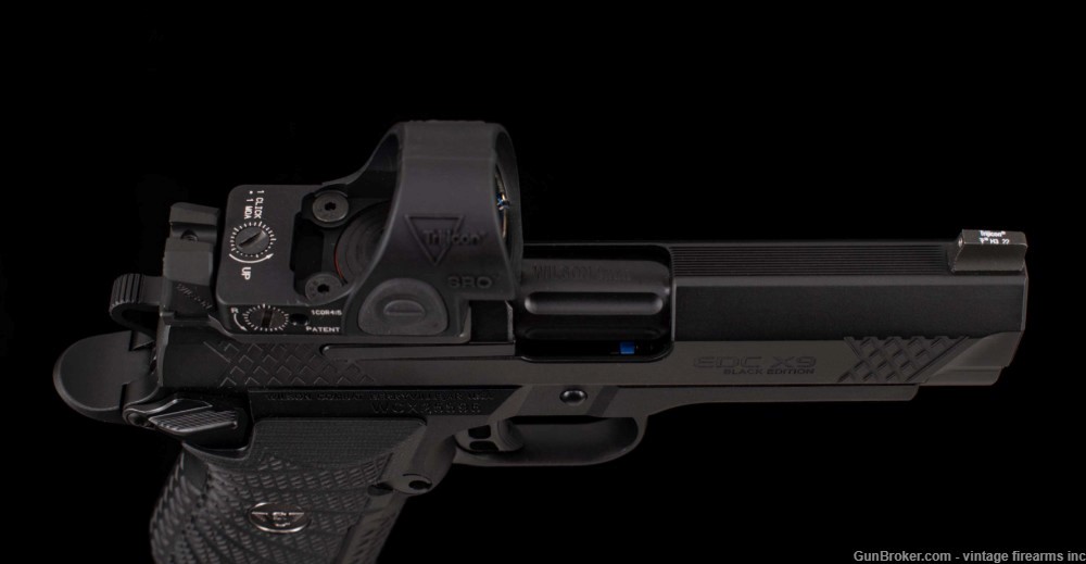 Wilson Combat EDC X9 9mm - VFI SERIES, BLACK EDITION, TRIJICON SRO-img-7