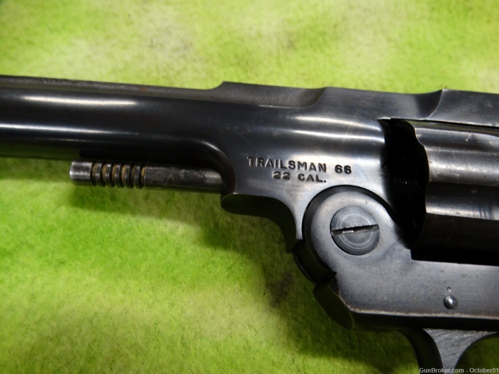 Iver Johnson Trailsman 66 in 22lr, Top Break Revolver 8 shot 6" C&R-img-13