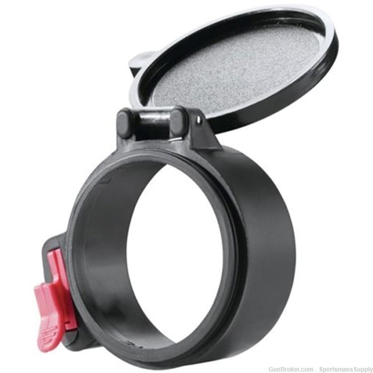 TWO Butler Creek Flip-Open Scope Cover Eyepiece Size 11 Polymer Black NIB!-img-0