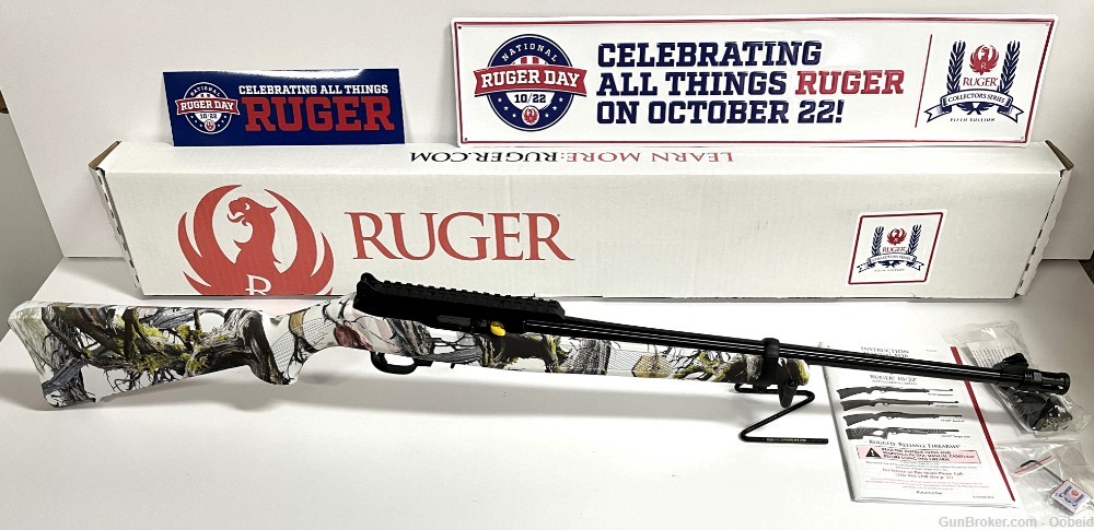 Ruger 5th Edition Collector Series 10/22 22LR Rifle Camo Limited Edition-img-0