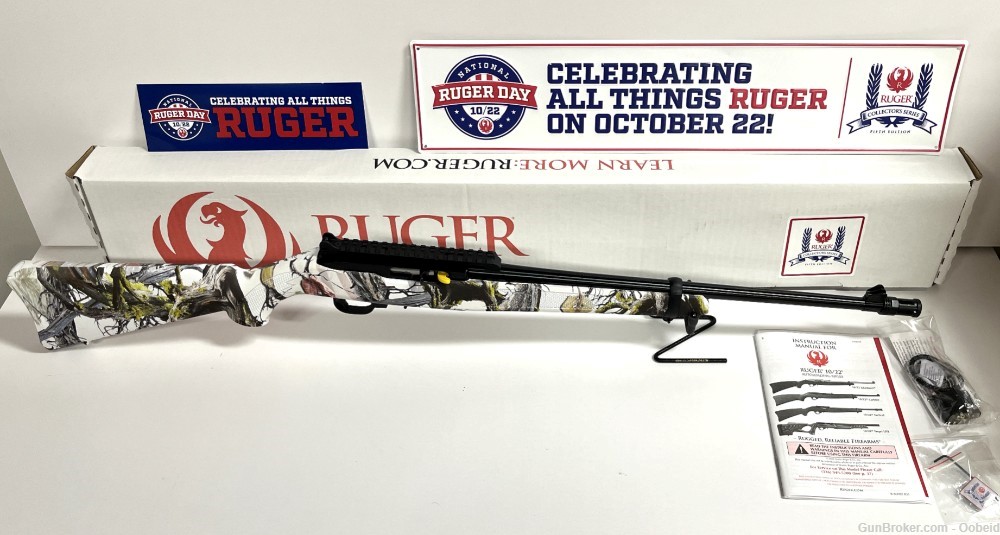 Ruger 5th Edition Collector Series 10/22 22LR Rifle Camo Limited Edition-img-14