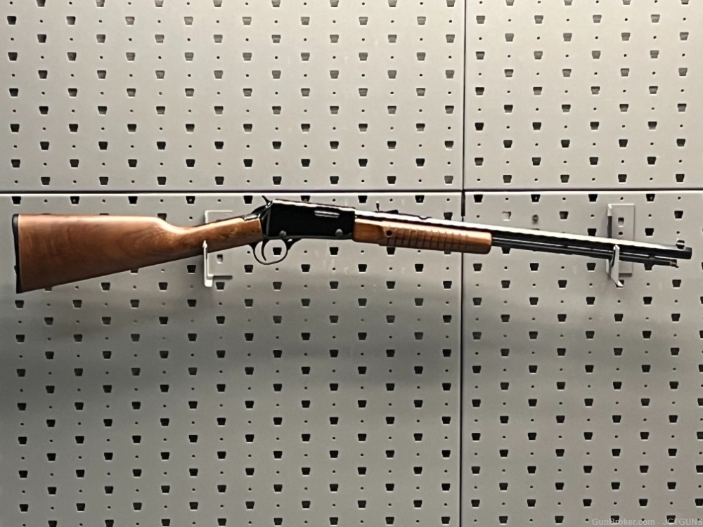 Henry Pump Action, 22LR, 18.25" Octagon Barrel, 15 Rounds, NO CC FEES -img-0