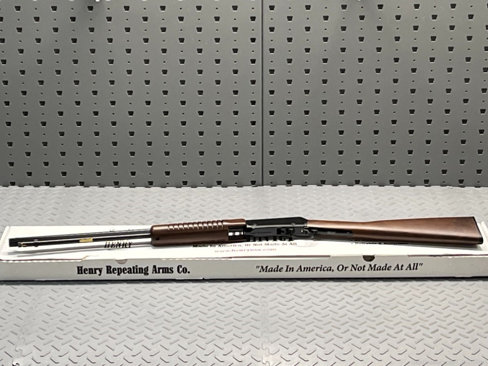 Henry Pump Action, 22LR, 18.25" Octagon Barrel, 15 Rounds, NO CC FEES -img-5