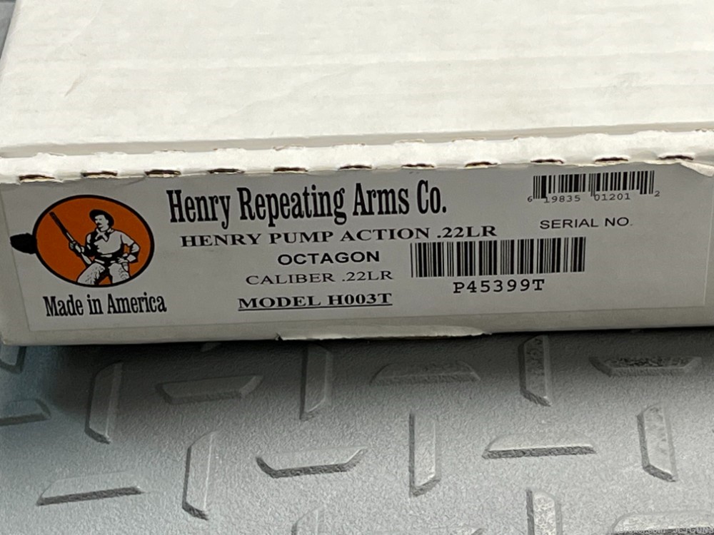 Henry Pump Action, 22LR, 18.25" Octagon Barrel, 15 Rounds, NO CC FEES -img-10