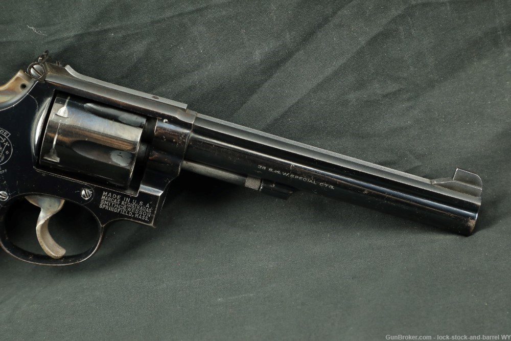 Smith & Wesson S&W Model 14 K-38 Masterpiece .38 Special Revolver, 1960 C&R-img-3