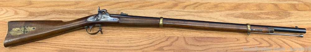 NAVY ARMS CO. SINGLE HAMMER BLACK POWDER RIFLE MUZZLOADER BRASS BANDS CCH-img-8