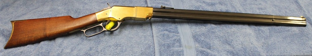 UNFIRED Navy Arms 1860 Henry Replica 1/1000 Made in USA .44-40 Lever MINT!-img-0