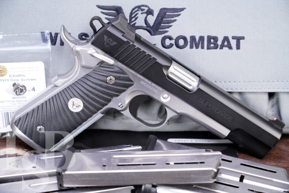 Wilson Combat Tactical Supergrade S4T-FS-9 9mm 1911 Semi-Auto Pistol 2020-img-0
