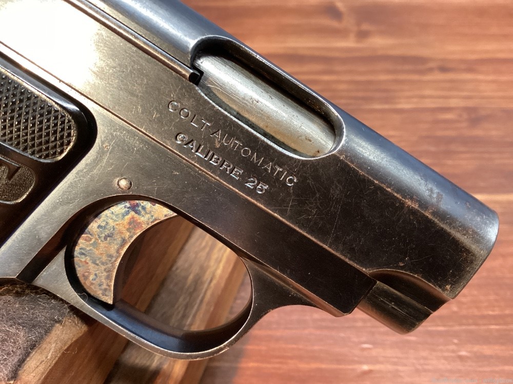1919 Colt 1908 Hammerless Vest Pocket .25 ACP 2” Original Grips and Finish-img-3